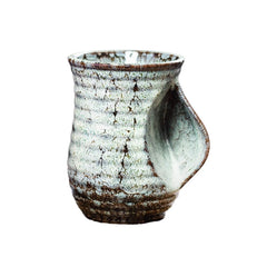 Wabi-Sabi Flow Mug – Sculptural Organic Ceramic Vessel