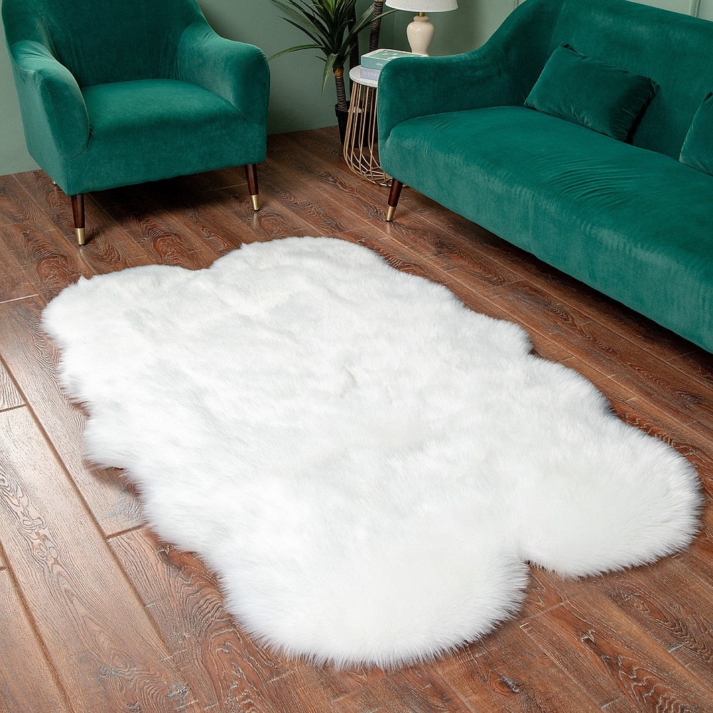 Ultra Soft Fur Rug for Bedroom, Living Room, and Kid's Room